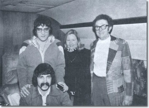 Elvis Presley and friends on the Lisa Marie - January 1976 in Aspen, Colorado - January 1976